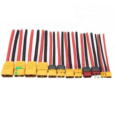 12AWG 16AWG 100mm 150mm 200mm XT30U XT60 XT60H XT90 コンネクタ 男性 女性から裸のワイヤーへ