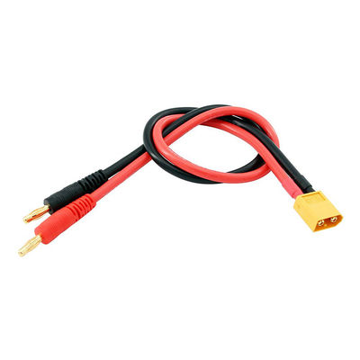 14AWG XT60 男性 4mm バナナコネクタケーブルへのプラグ RC Lipo バッテリー充電 FPV ドローン