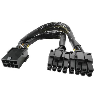 PCIe 8ピン 女性から2つ 8ピン 男性 PCI エクスプレス グラフィック ビデオ カード GPU パワー アダプター ケーブル