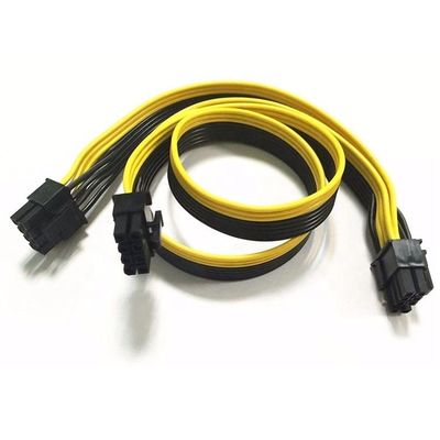 PCIe 8ピン 男性から2つ 8ピン 男性 PCI エクスプレス グラフィック ビデオ カード GPU スプリッター 電力 アダプター ケーブル