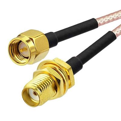 RG316 同軸 RF SMA 男性からSMA 女性ジャンパーコネクタ アンテナ拡張子拡張ケーブル Wifi ハムラジオ GPS