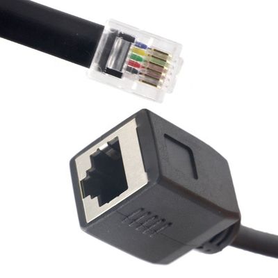 カスタマイズ 男性から女性ソケット Cat5 Cat5e Cat6 Cat7 8P8C RJ45 8p8c イーサネットネットワーク拡張ケーブル