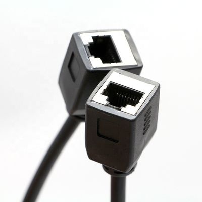 カスタマイズ 1M 2M 3M Cat5 RJ45 8P8C 女性ソケットからRJ45 女性ソケット LAN イーサネットネットワークケーブル