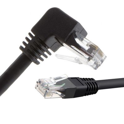 UTP STP 90度 右左角 Cat5 Cat5e Cat6 Cat7 RJ45 エステンション イーサネット LAN ネットワークケーブル