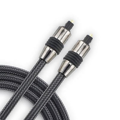 高品質 耐久性 帯状 光ファイバー Toslink Spdif ゴールド デジタル オーディオ 光ケーブル