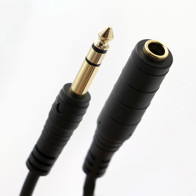 3M ゴールドプレート 6.35mm ジャック 1/4インチ TRS 男性から 1/4インチ TS ジャック 女性 オーディオ ジャック ステレオケーブル