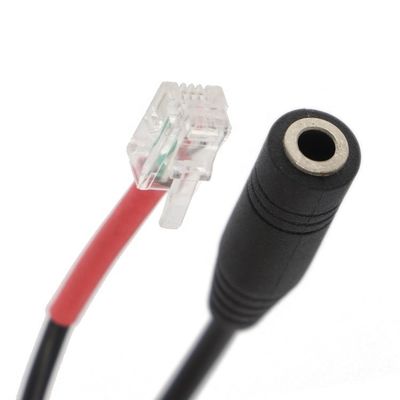 RJ9 RJ10 女性 3.5mm CTIAプラグ オーディオ ジャック ヘッドセット アダプタケーブル オフィス電話