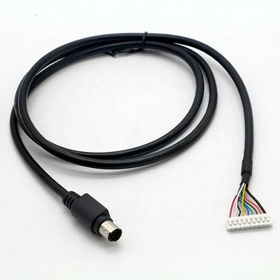 CUSTOM S Video 8 PIN ミニ DIN から 9 PIN JST コンネクタ PC エンジン コントローラーケーブル