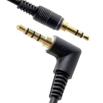 OEM 90度 右角 3.5mm TRRS ジャック 男性から3.5mm TRRS ジャック 男性オーディオケーブル