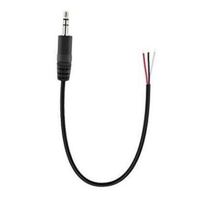 TRS 2 ポール ステレオ オーディオ ジャック 3.5mm 男性 ストック ストリップ 缶詰 裸線 オープン エンド ケーブル