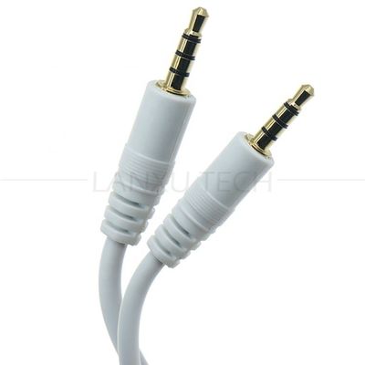 3.5mm 男性から男性 女性ステレオ AUX 3ポール TRRS 4ポール TRRS モノ ジャック マイクロフォンパッチ オーディオ拡張ケーブル