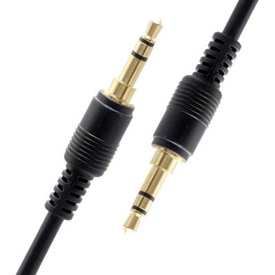 OEM ゴールドプレート 1M 2M 3M 男性から男性 3.5mm ジャック 補助スピーカー ステレオオーディオケーブル