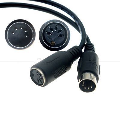 カスタム 工場 高品質 シールド 男性から女性 MIDI 5PIN DIN コンネクタ延長ケーブル