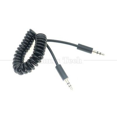 スプリングローリング 男性から男性 3.5mm ジャックオックス ステレオオーディオ拡張ケーブル