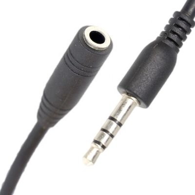 3.5mm ジャック TRRS 男性から3.5mm ジャック TRRS 女性 ステレオ オックス オーディオ エクステンションケーブル