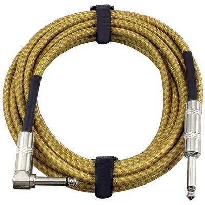 耐久性 帯状 3M 10FT 右角 直 1/4 TS ジャック 電動楽器 ギターパッチケーブル