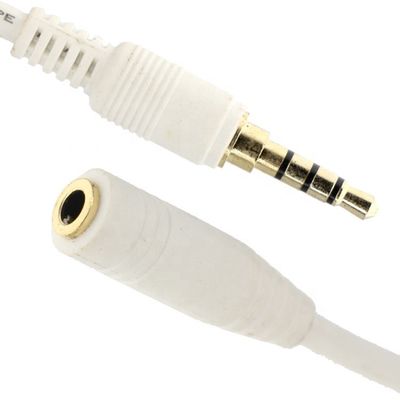 1m 2m 3m 3.5mm 4ポール TRRS 男性ジャックから3.5mm TRRS 女性ステレオアックスオーディオ拡張ケーブル