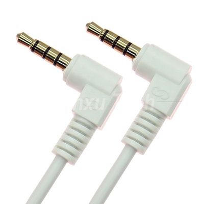 90度角 男性から男性 3.5mm 3 4ポール TRS TRRS モノマイク ステレオオーディオ ジャック パッチ アダプター ヘッドフォン用ケーブル