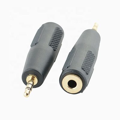 3ポール TRS ジャック 男性から女性 2.5から3.5オーディオアダプター