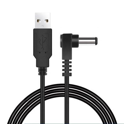 カスタムUSB 男性から右角 5.5 X 2.1mm 2.5 3.5 1.35 コネクタ 男性 DCケーブル