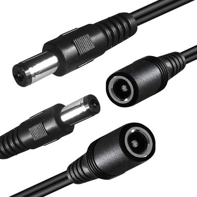 カスタム 1m 男性から女性 男性から男性 2.1x5.5mm DC電源延長ケーブル