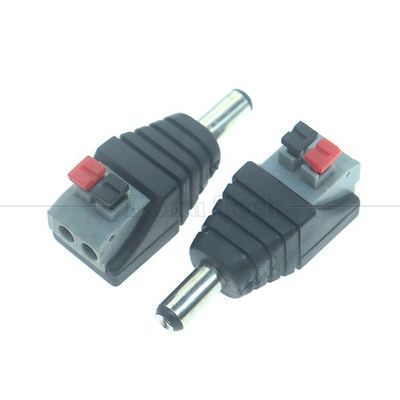 5V 12V 溶接式プレスボタン DC 5.5*2.1mm 男性 女性 バレル ジャック 2p ワイヤー ケーブル ケーブルコネクタ LED ストライプカメラ
