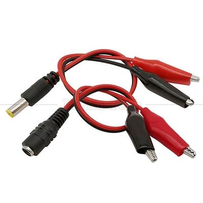 30cm DC バレル ジャック 5.5x2.1mm 男性 女性 ツーアル アリガダー クリップ 電源 DCケーブル CCTV カメラ