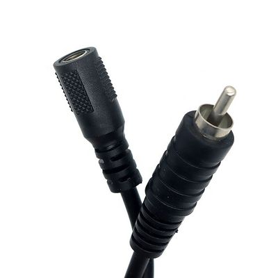 RCA 男性からDC 5.5x2.1 5.5x2.5 3.5x1.35mm 女性プラグバレル ジャックペダル 12V DC電源ケーブル