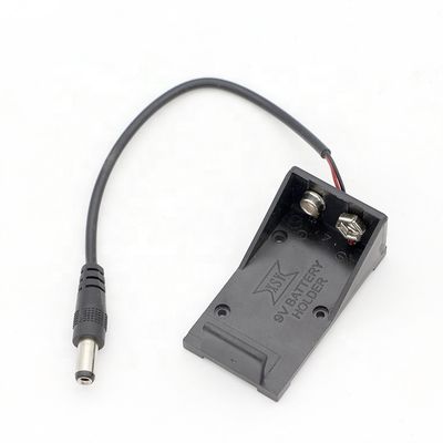 15cmセルケースボックス 9Vバッテリーホルダー DC電源ジャック 2.1x5.5mm