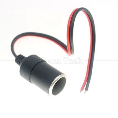 12V 24V 10A 18AWG DC 自動車タバコ点灯器 女性ソケットプラグ 電源アダプタ 延長ケーブル