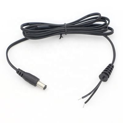 男性 女性 DC バレル ジャック 2.1x5.5mm オープン ピッグテール DC 電源充電ケーブル
