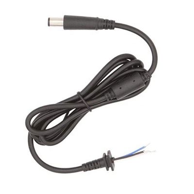 DC 7.4x5.0mm 男性バレル ジャックから裸の端 缶詰付きオープンピッグテイルズ ラップトップアダプタ用のワイヤ延長ケーブル