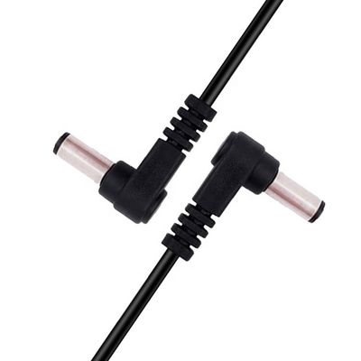 90度角 男性から男性 5.5x2.1mm DC電源延長ケーブル