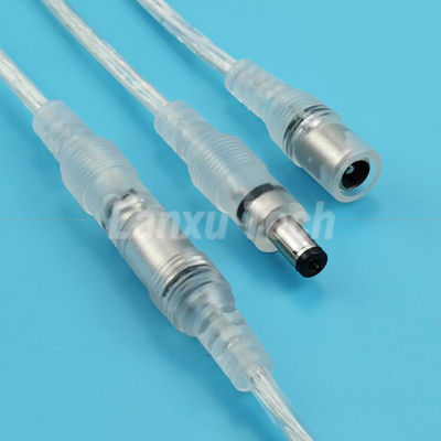 防水 男性から女性 DC.5x2.1mm バレル ジャック 電源延長ケーブル