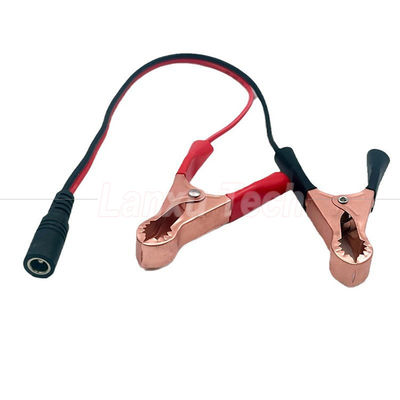 男性 女性 DC ジャックプラグ 5.5x2.1mm アリガタークリップ 車充電器 電源ケーブル