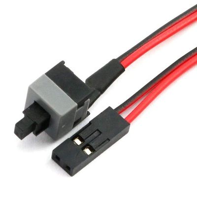 2ピン SW PCケース マザーボード スイッチオンオフ パソコン リセット パワー ATXケーブル