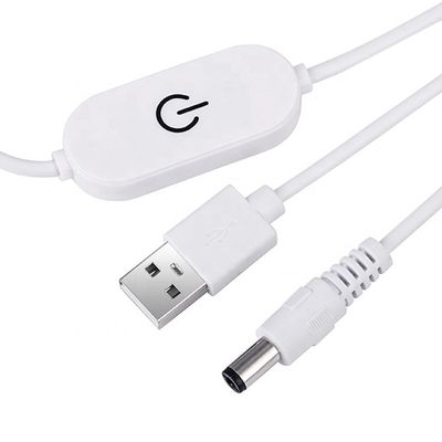 5V 2A USB TO dc 5.5*2.1mm 調整式スイッチ リモートケーブル LED ストライプディマー