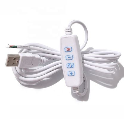 5V LED USB ON OFF スイッチケーブル ディマー