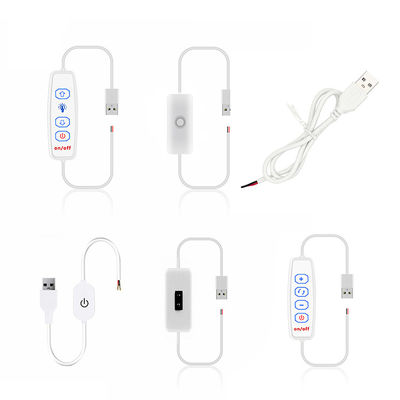 USB スイッチをオンオフする LED ストライプのケーブルディマー