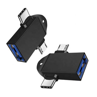 2 in 1 USB3.0 to Micro B Type C USBコンバーター Android 携帯電話用 U ディスクマウス用 OTG アダプター