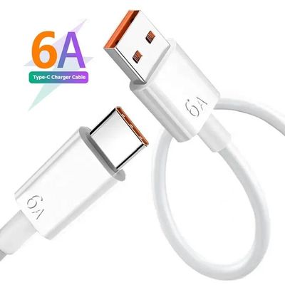 超高速充電 6AタイプC 携帯電話用USBデータ充電ケーブル