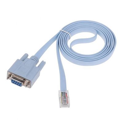 1.8M RS232 DB9 PIN 女性からRJ45 ネットワークコンソールケーブル シスコルータースイッチ