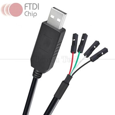 高互換性 WIN7 10 FTDI FT232 5V 3.3V USB to Uart TTL ラズベリーパイ用シリアルケーブル