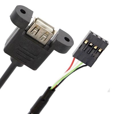 高品質のスクリューロックスタッド 1M 2M USB 女性パネルマウント