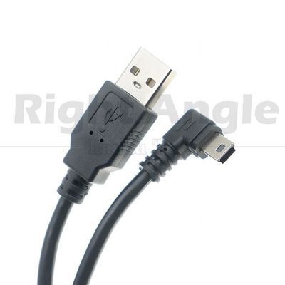 カスタマイズされた 1m 2m 3m 90度 上下 左右角 データ充電 USB A 男性からミニ 5ピンUSB拡張ケーブル カメラ