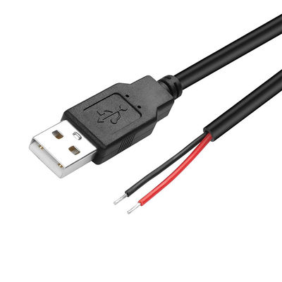 5VUSBから開ける ストライプ 缶詰 裸線 端 ピッグテール 電源充電ケーブル LED ストライプライト ランプ