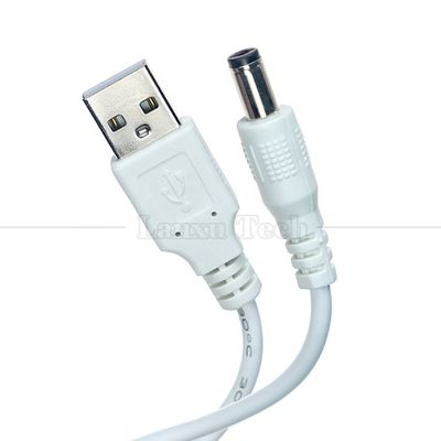 USB A 男性から2.1x5.5mm DC バレル ジャック コネクタ ロータースピーカー用の電源充電ケーブル