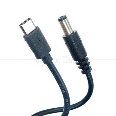 9v 12v 15v 20v PD USBタイプCからDC 5.5x2.1mm 充電ケーブル