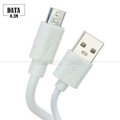 短 30cm ホワイト ブラック データ V8 マイクロ USB 充電ケーブル for Android Phone