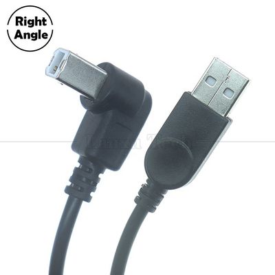 90 度 右角タイプ A 男性からB 男性 USB 2.0 プリンターコネクタ拡張ケーブル